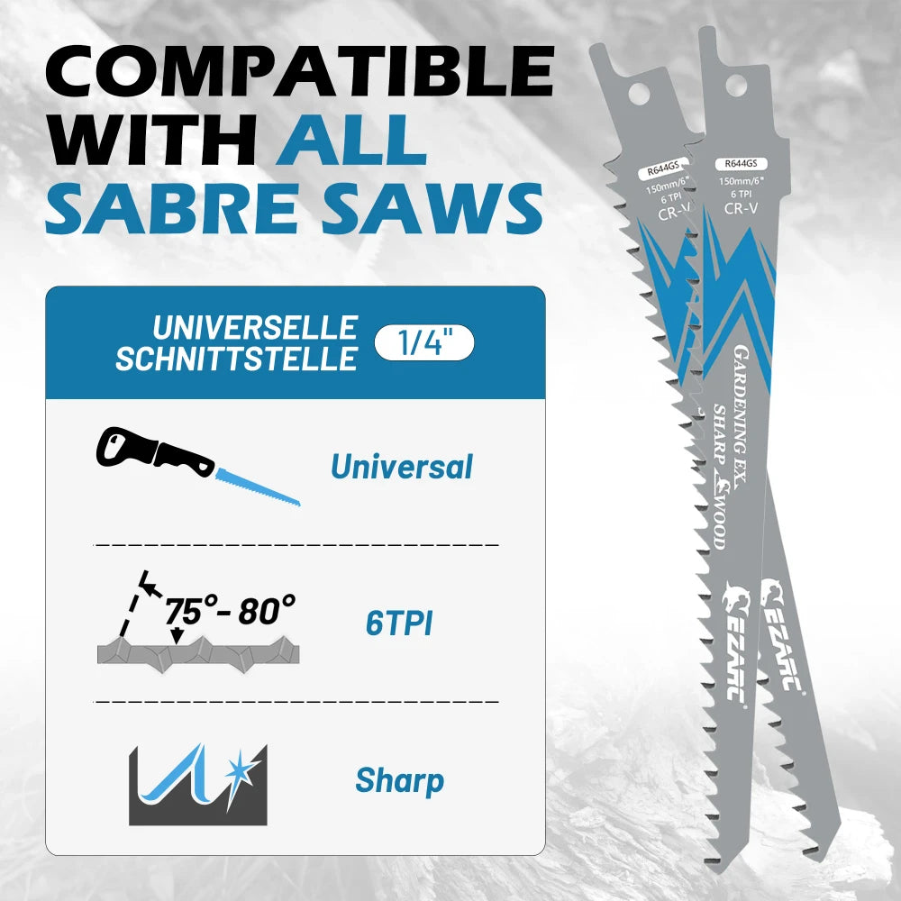EZARC Wood Pruning Saw Blades