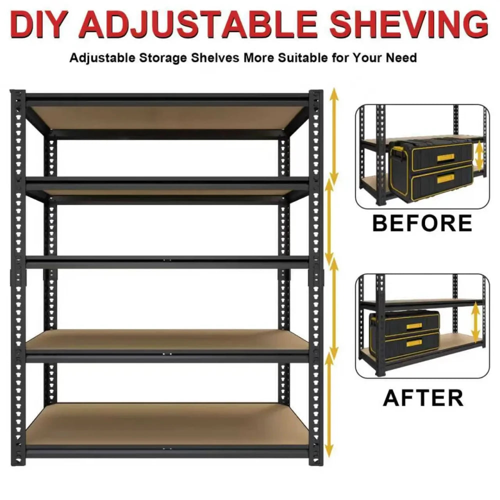 Robust Metal Storage Shelving