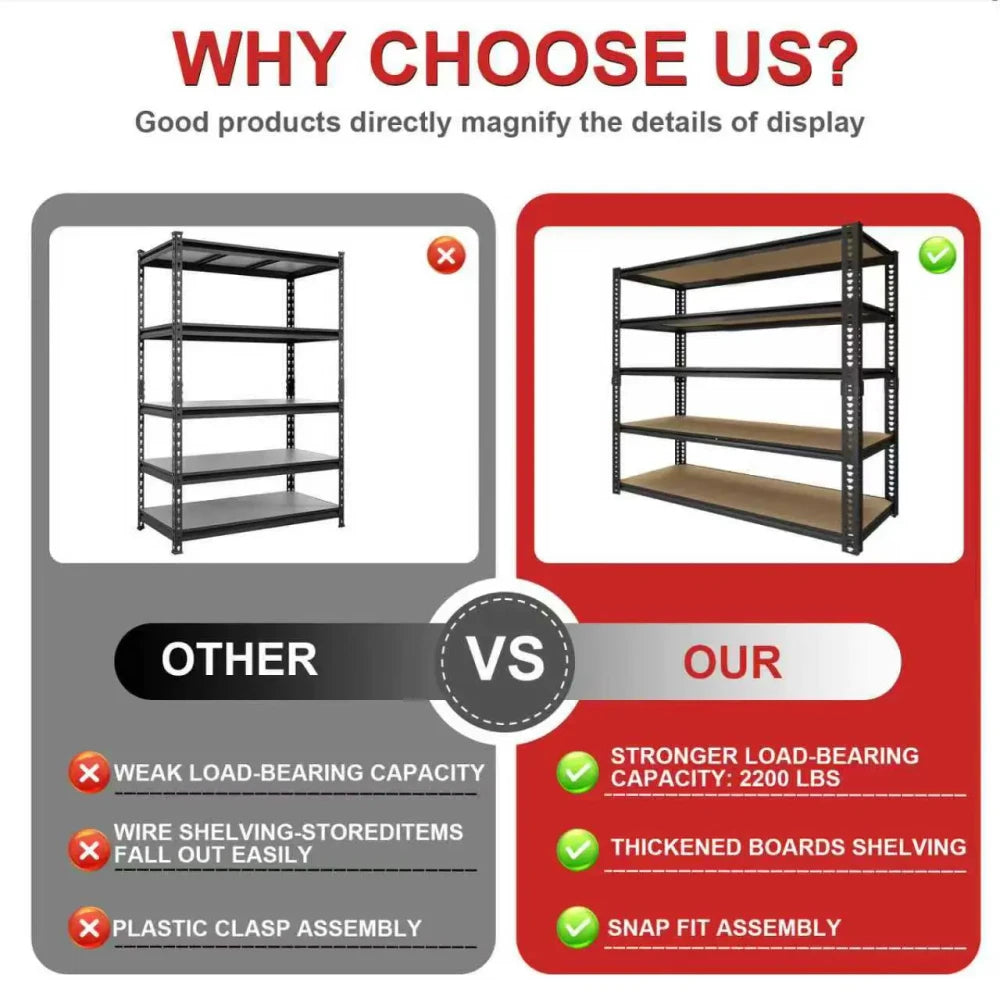 Robust Metal Storage Shelving