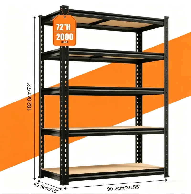 Heavy Duty Adjustable Garage Shelving