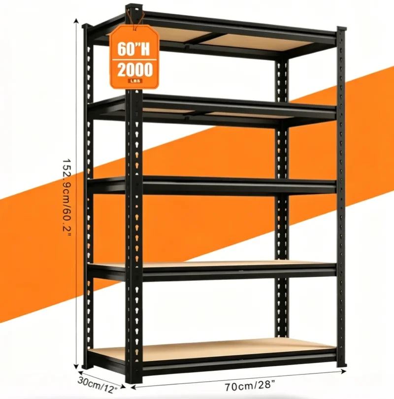Heavy Duty Adjustable Garage Shelving